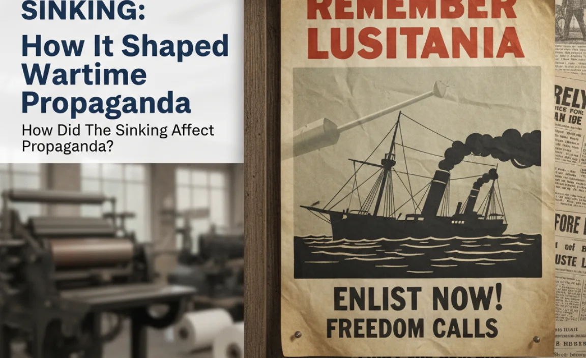 How Did The Sinking Of The Lusitania Affect Wartime Propaganda?