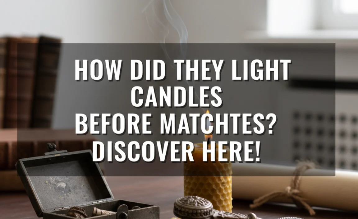 How Did They Light Candles Before Matches? Discover Here!