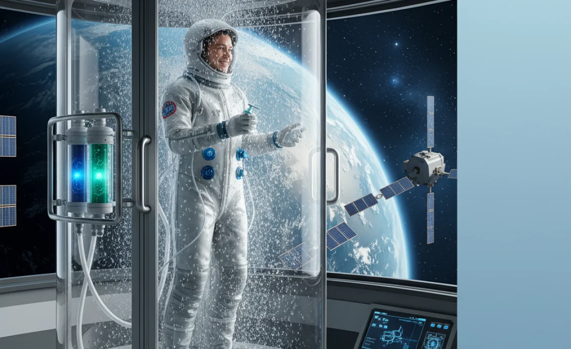 How Do Astronauts Take Showers In Space Conditions?