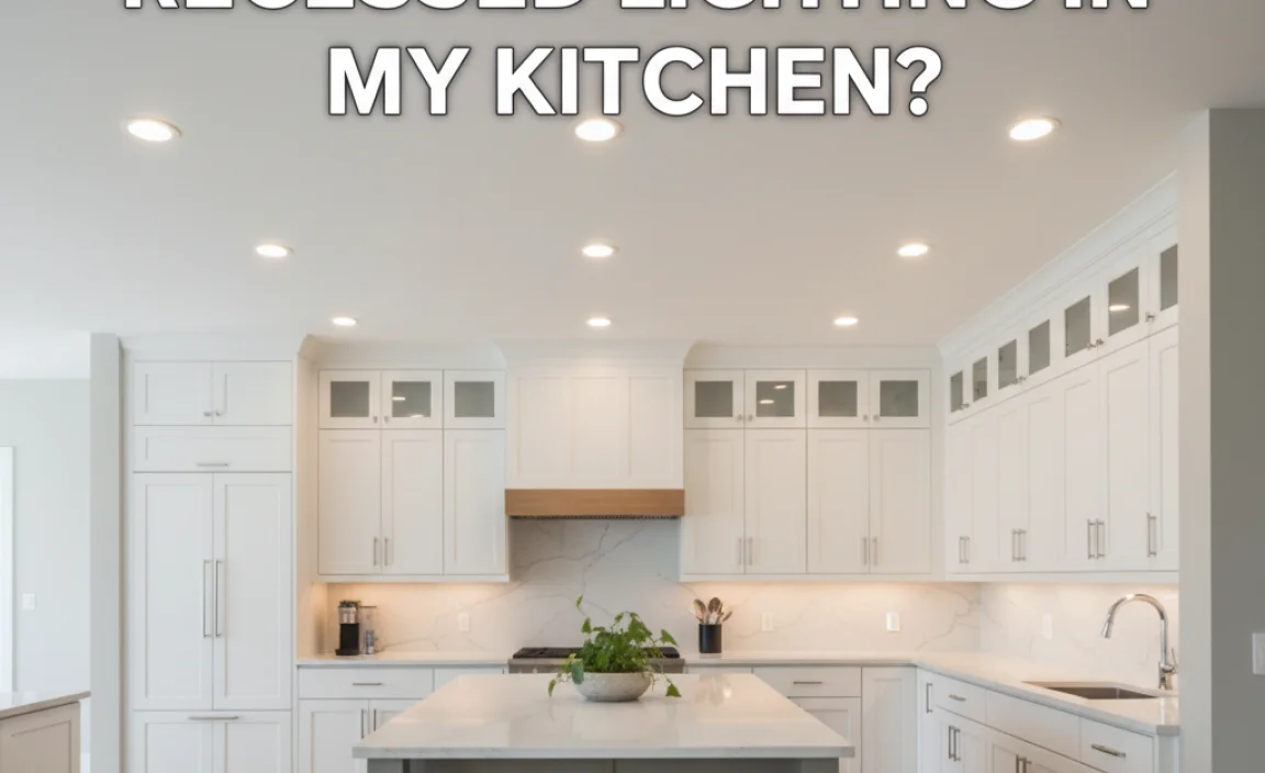 How Do I Layout Recessed Lighting In My Kitchen?