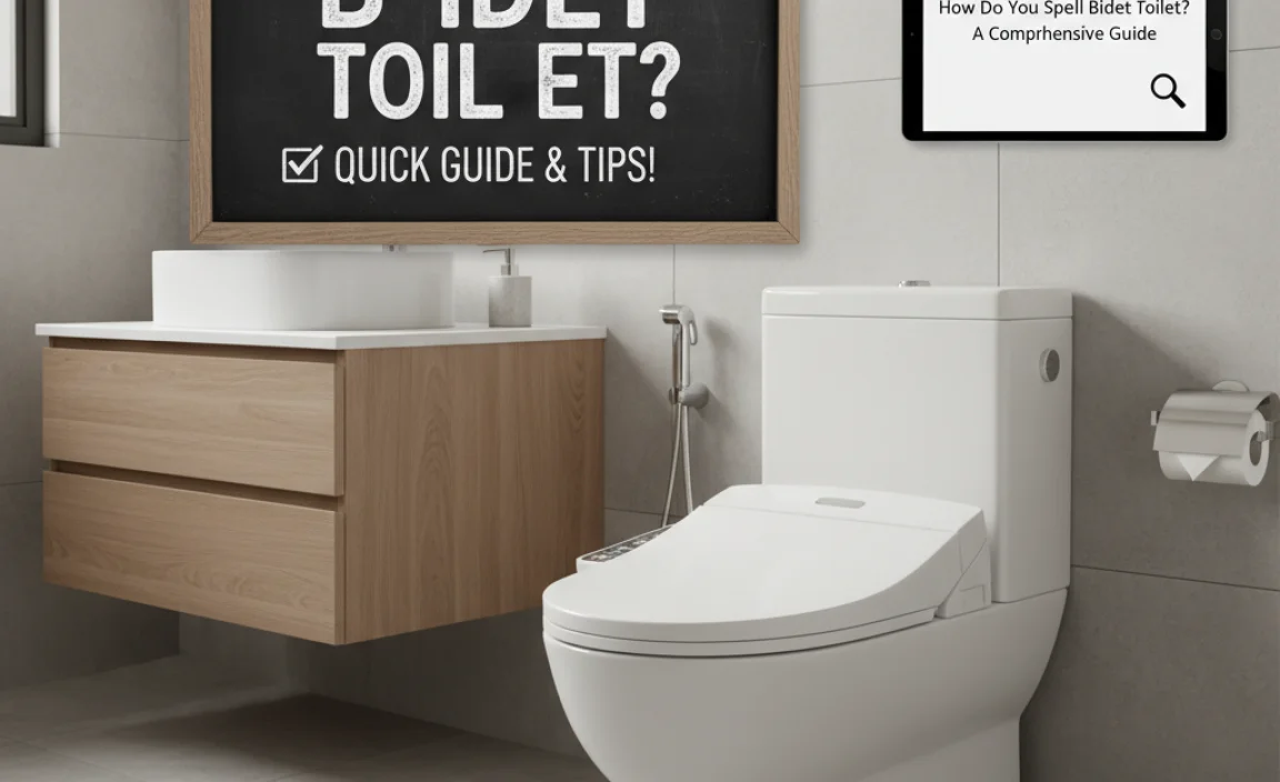 How Do You Spell Bidet Toilet? A Comprehensive Guide