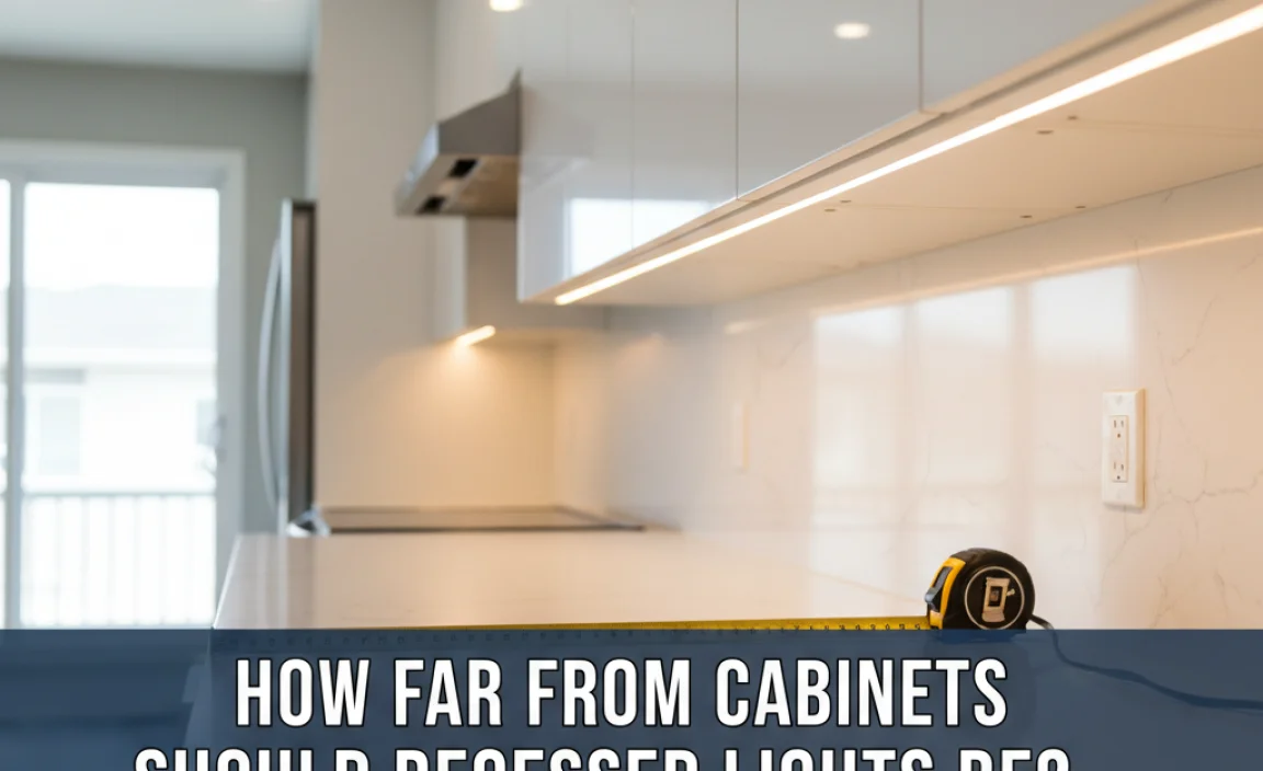 How Far From Cabinets Should Recessed Lights Be? Find Out!