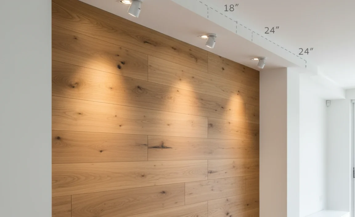 How Far Should Recessed Lights Be from the Wall?