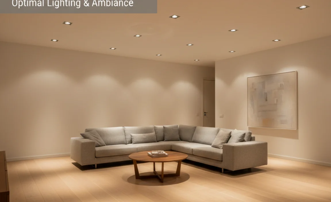 How Far To Space Recessed Lights For Optimal Lighting