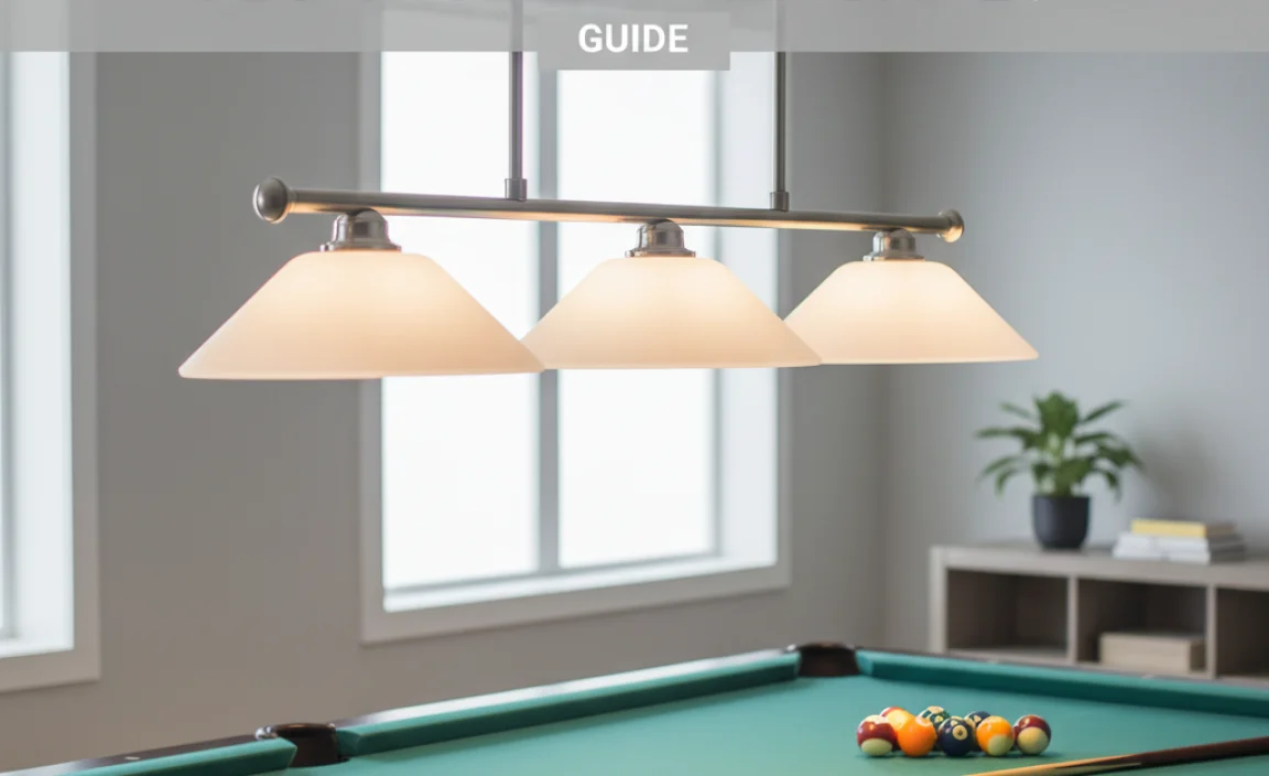 How High Should a Light Be Above a Pool Table?