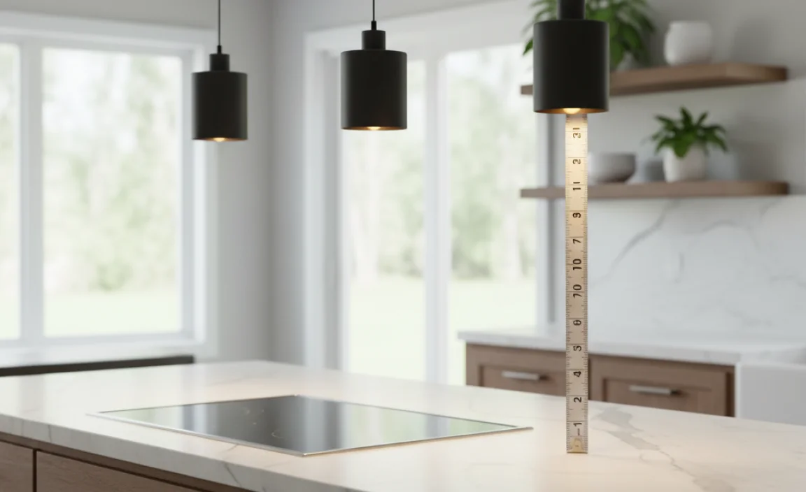 How High Should Pendant Lights Be Over an Island?