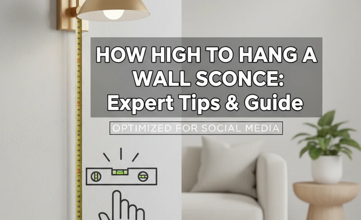 How High To Hang A Wall Sconce: Expert Tips & Guide