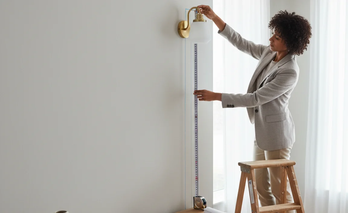 How High to Hang a Wall Sconce