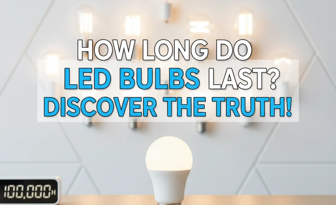 How Long Do Led Bulbs Last? Discover The Truth!