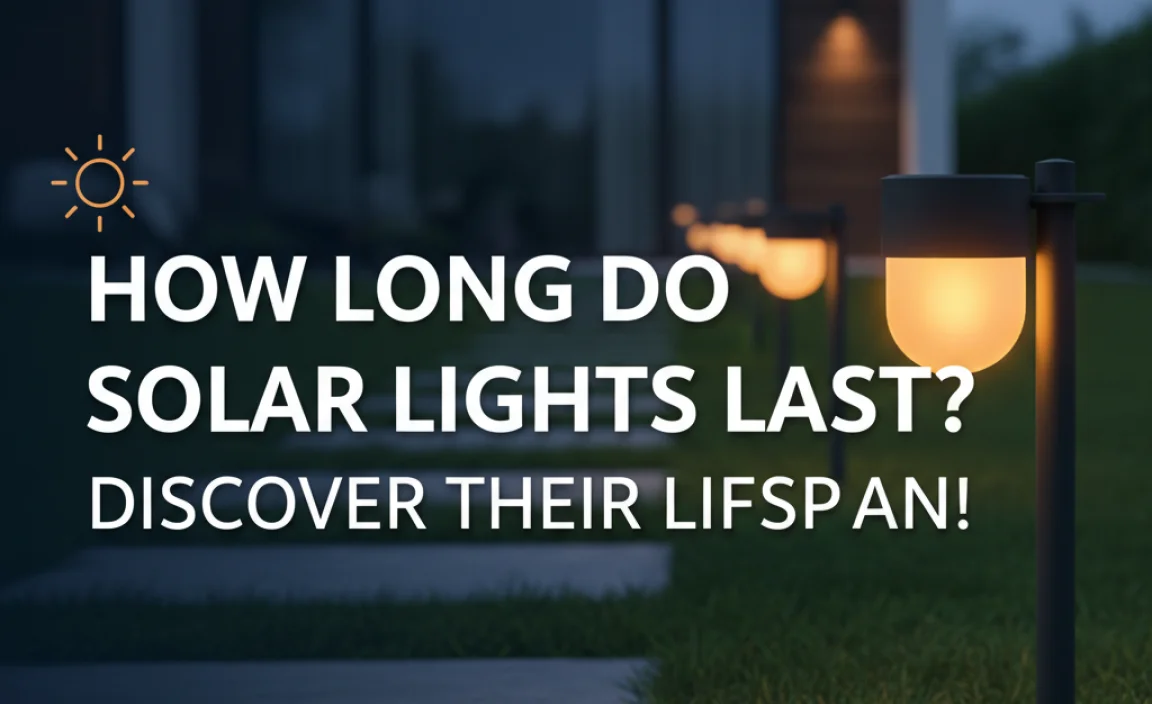 How Long Do Solar Lights Last? Discover Their Lifespan!