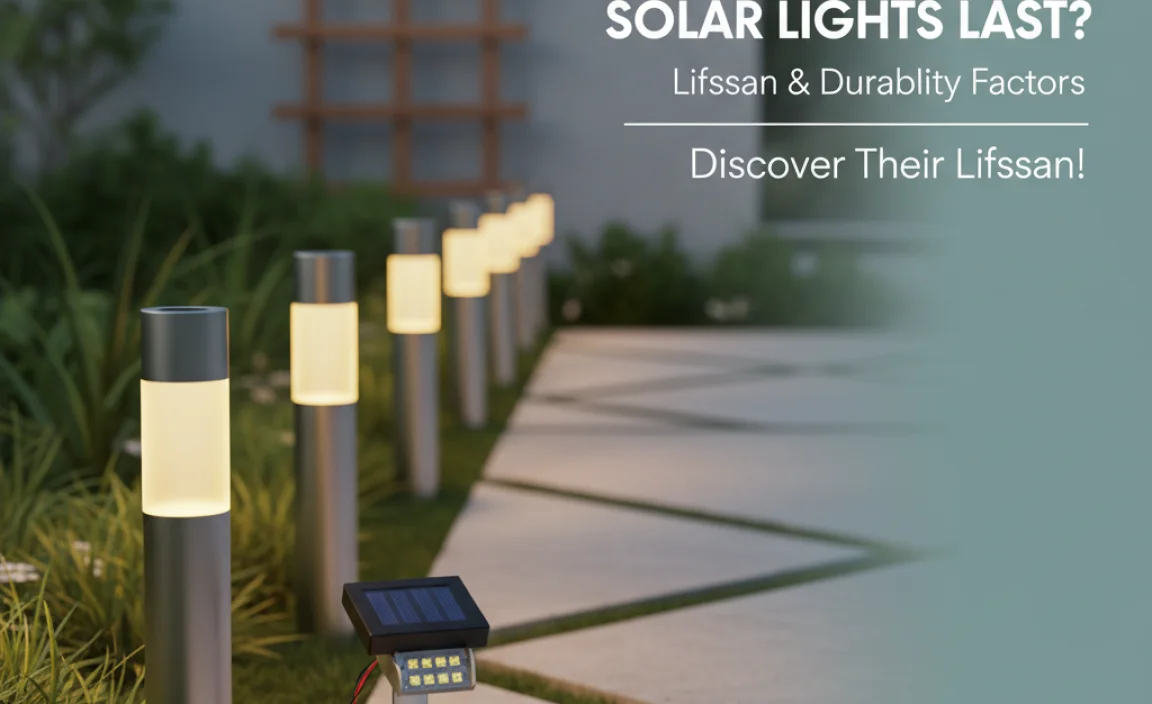 How Long Do Solar Lights Last: Lifespan And Factors影响Ing Durability