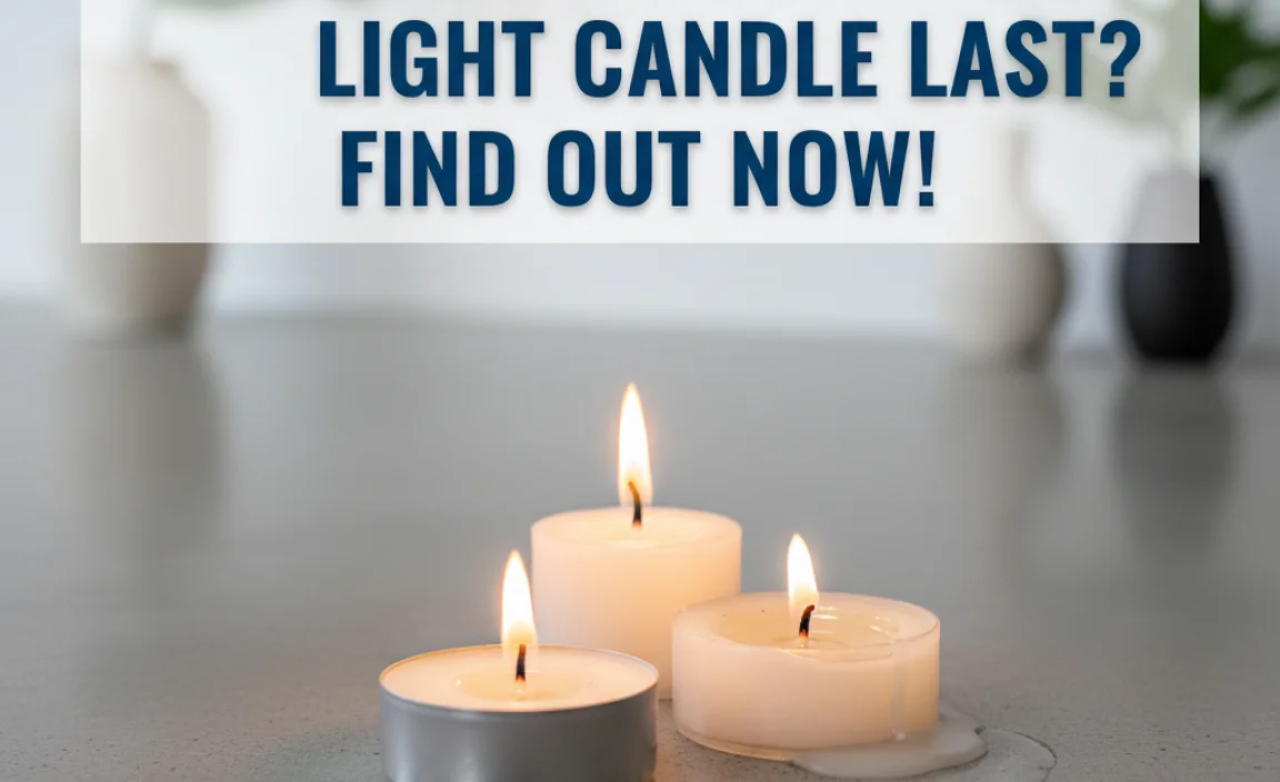 How Long Does A Tea Light Candle Last? Find Out Now!
