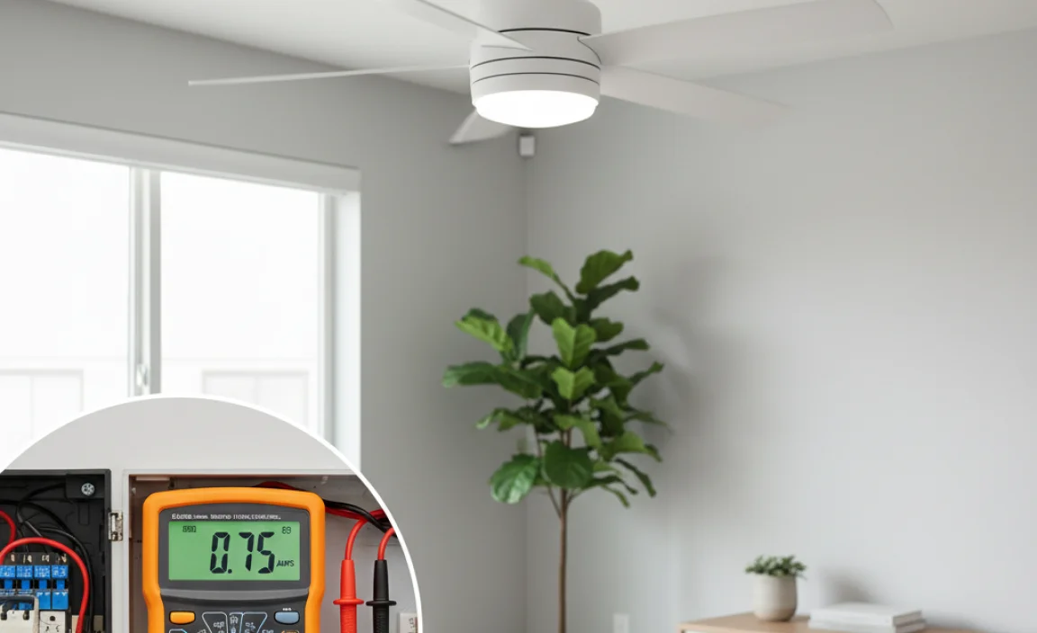 How Many Amps Does a Ceiling Fan Draw?