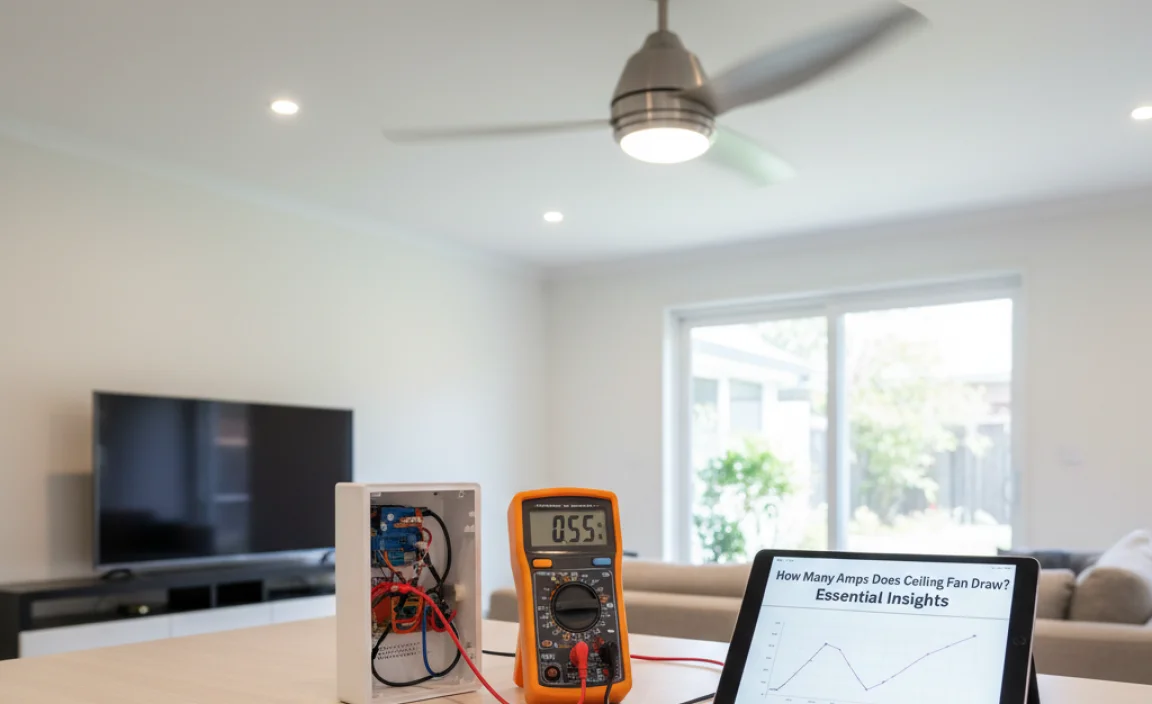 How Many Amps Does Ceiling Fan Draw? Essential Insights