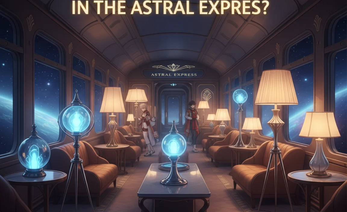 How Many Floor Lamps Are in the Astral Express?