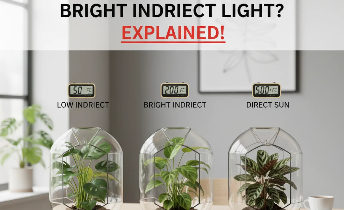 How Many Foot Candles is Bright Indirect Light