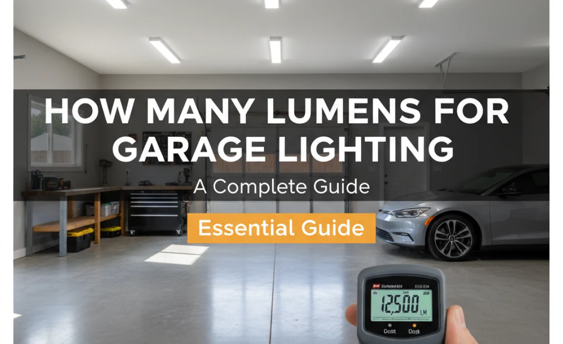 How Many Lumens For Garage Lighting: Essential Guide