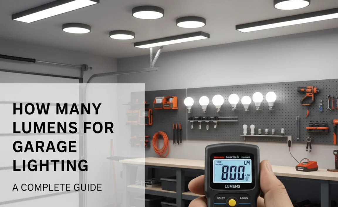 How Many Lumens for Garage Lighting