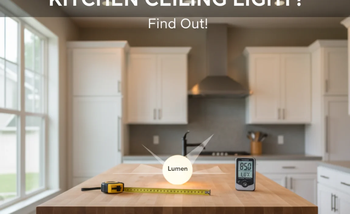 How Many Lumens for Kitchen Ceiling Light
