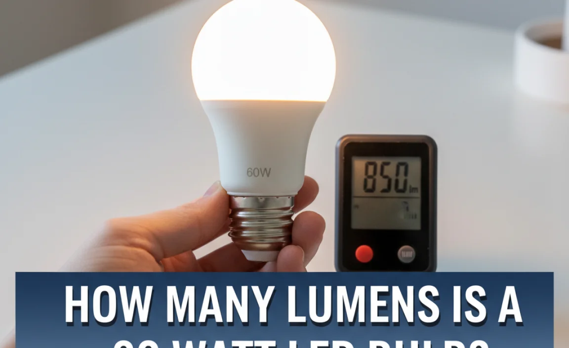 How Many Lumens Is A 60 Watt Led Bulb? Find Out Now!