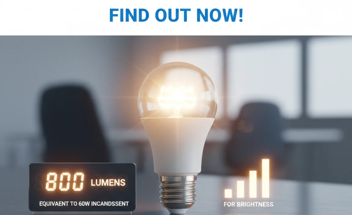 How Many Lumens Is A 60 Watt Led Bulb For Brightness?