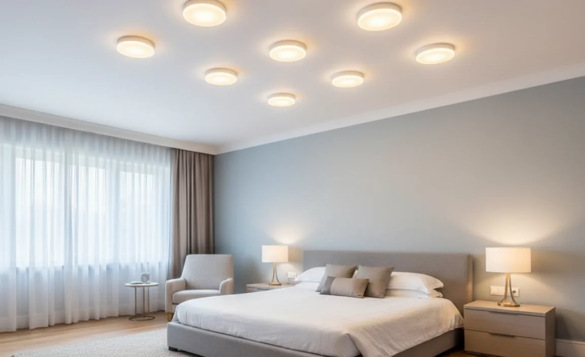 How Many Recessed Lights in a Bedroom