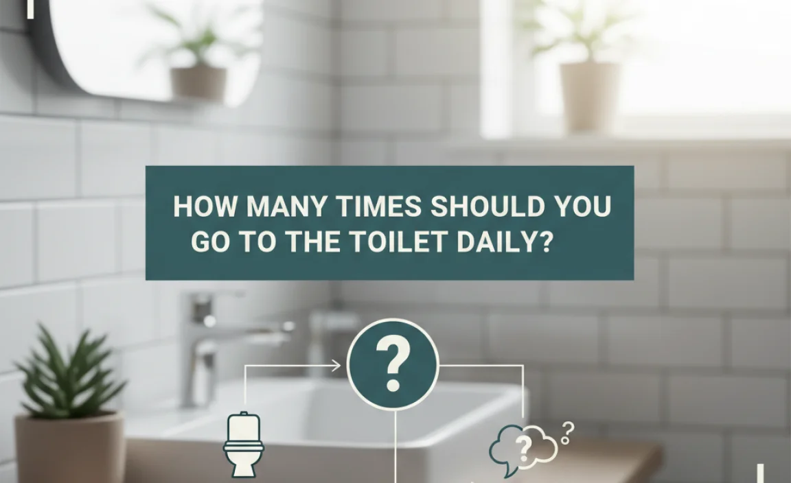 How Many Times Should You Go To The Toilet Daily?