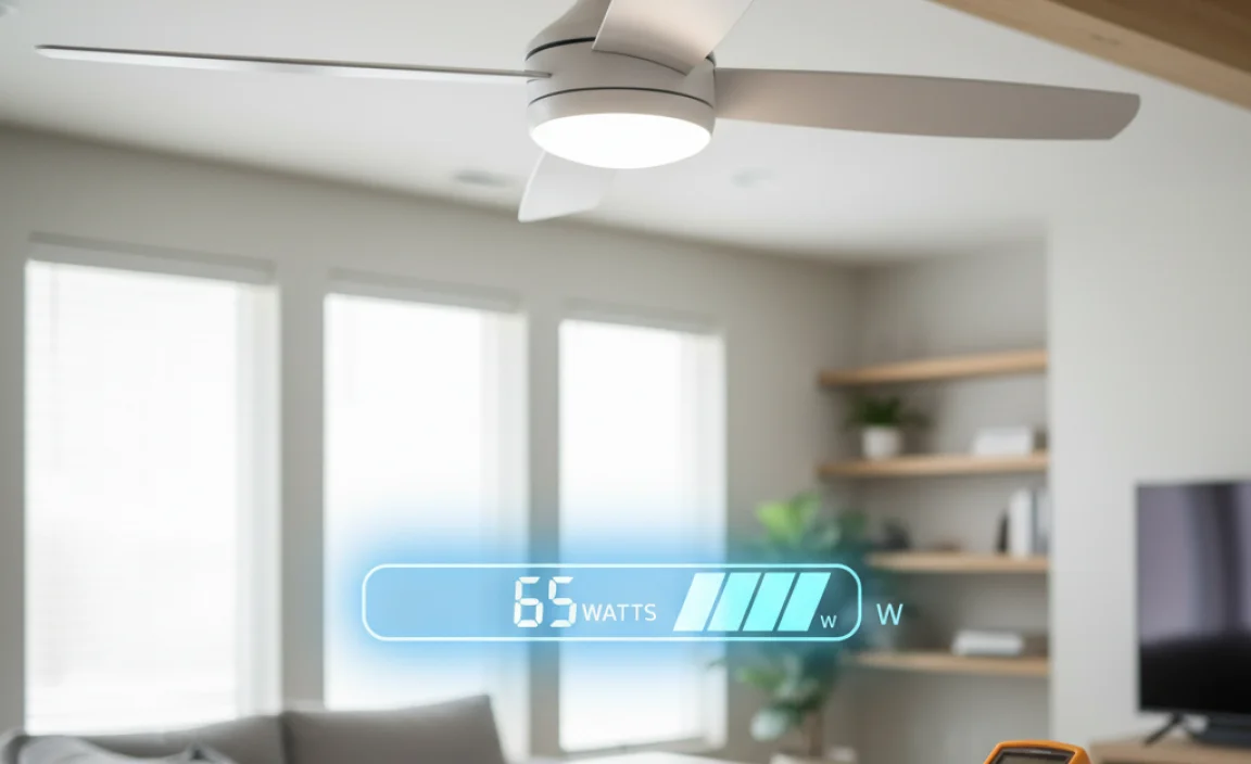 How Many Watts is a Ceiling Fan?