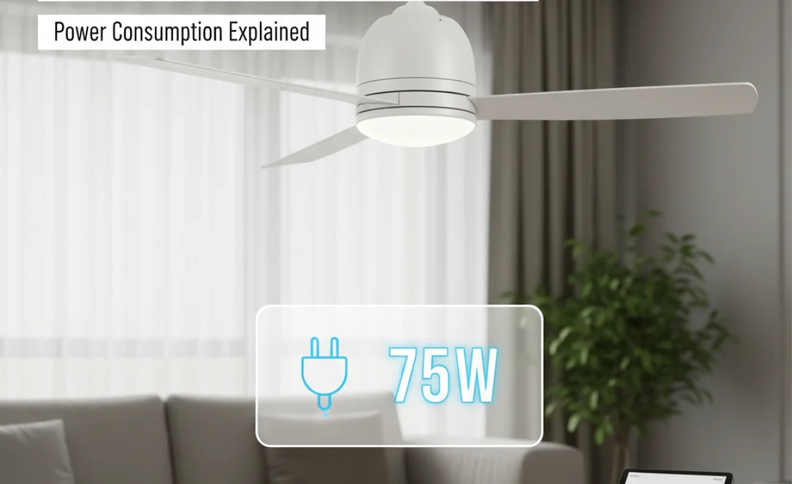How Many Watts Is Ceiling Fan: Power Consumption Explained