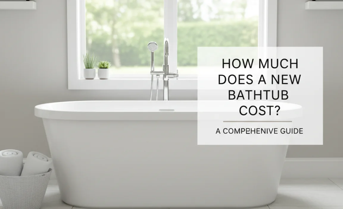 How Much Does A New Bathtub Cost: A Comprehensive Guide