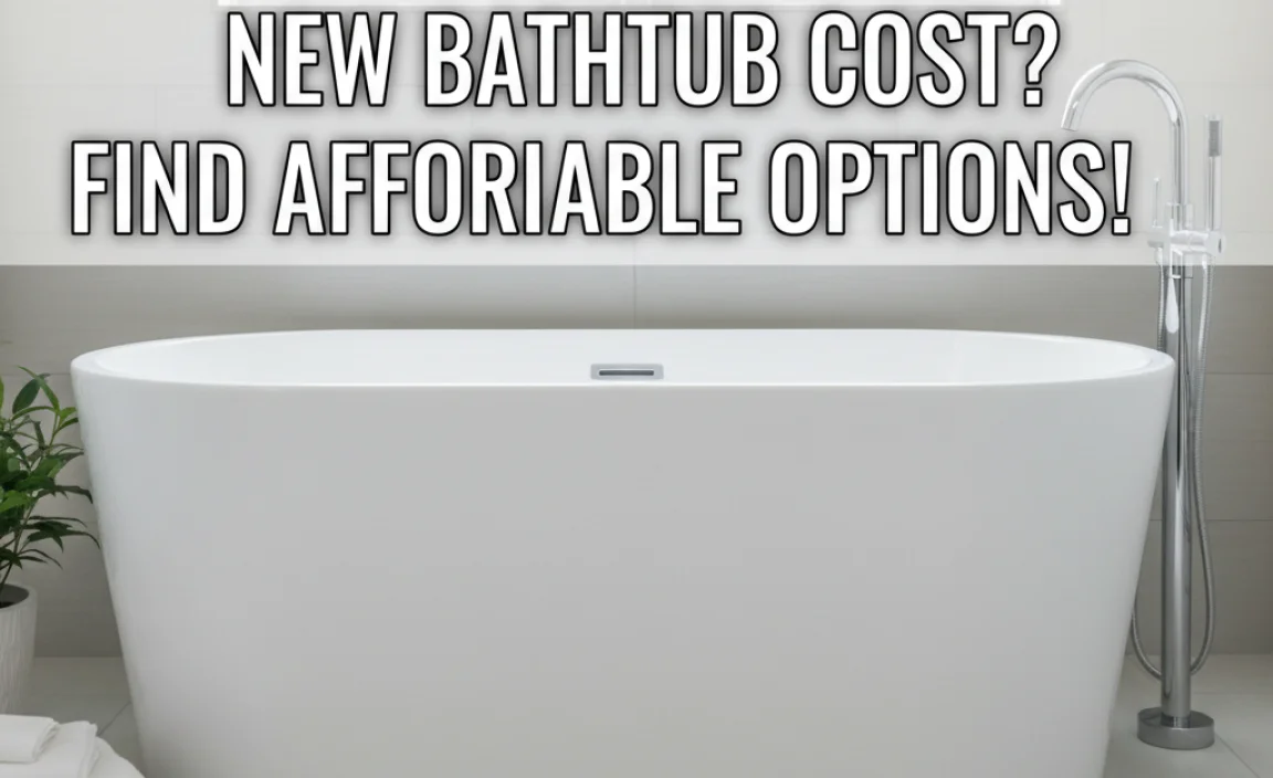 How Much Does A New Bathtub Cost? Find Affordable Options!
