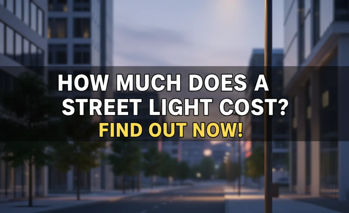 How Much Does A Street Light Cost? Find Out Now!