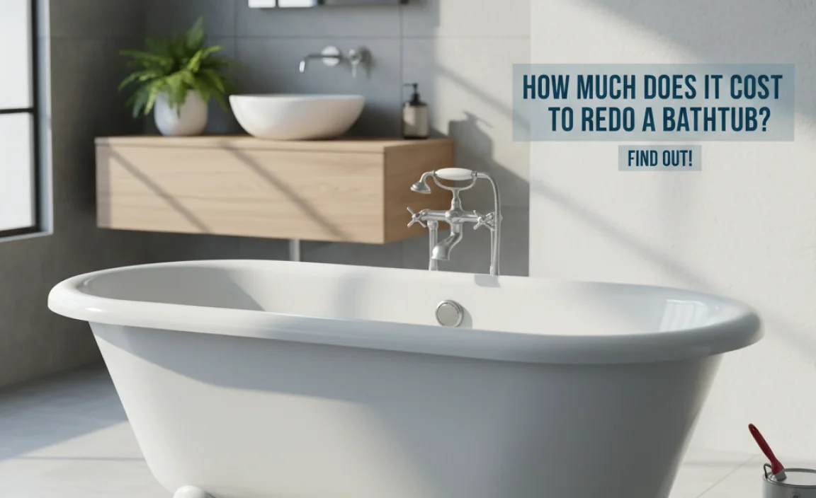 How Much Does It Cost to Redo a Bathtub