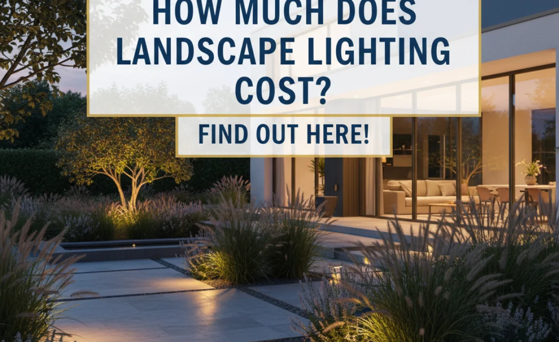 How Much Does Landscape Lighting Cost? Find Out Here!