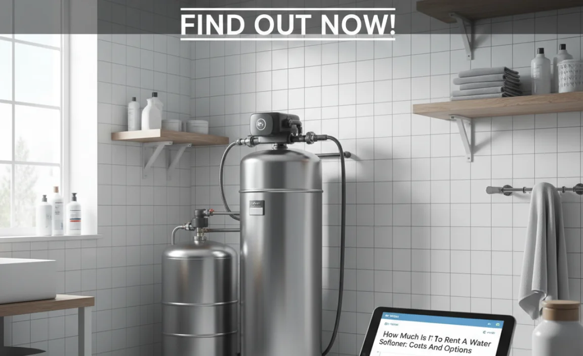 How Much Is It To Rent A Water Softener: Costs And Options