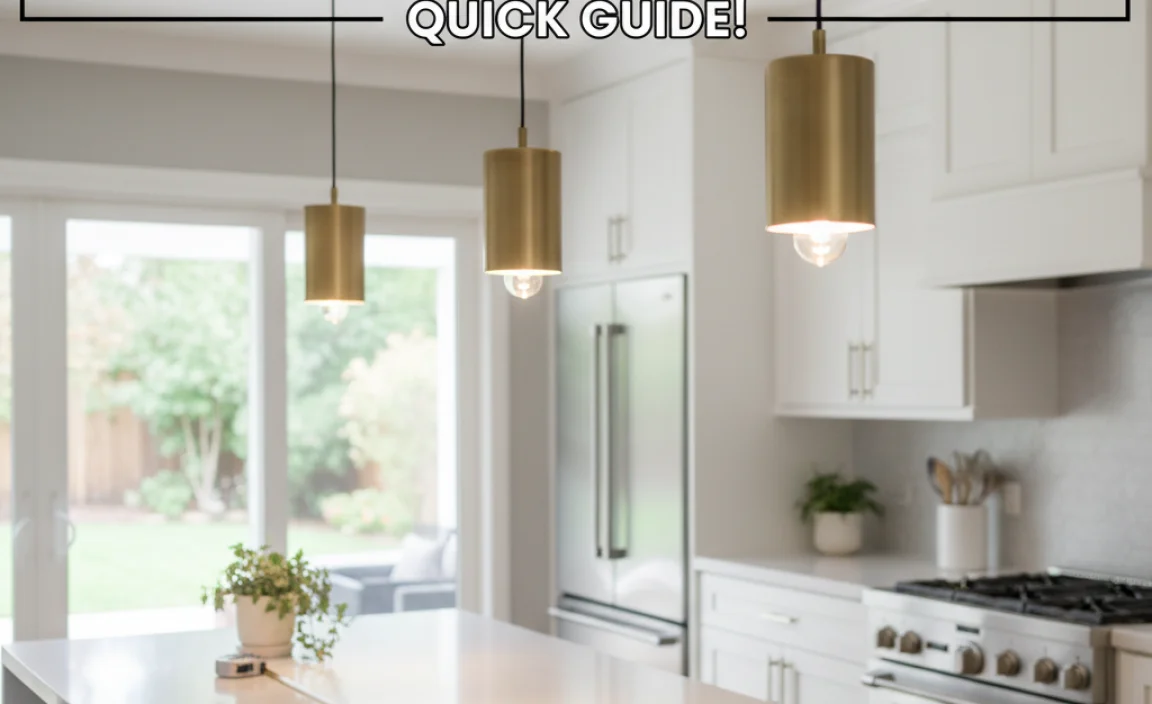 How Much Space Between Pendant Lights: Quick Guide!
