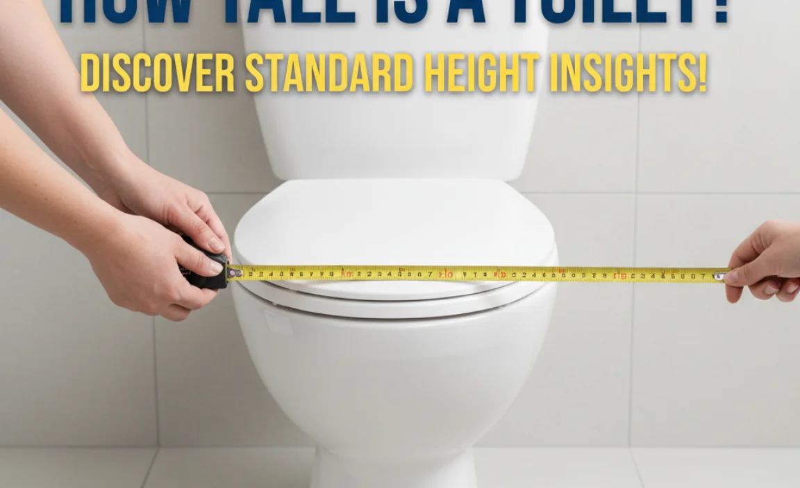 How Tall Is A Toilet? Discover Standard Height Insights!