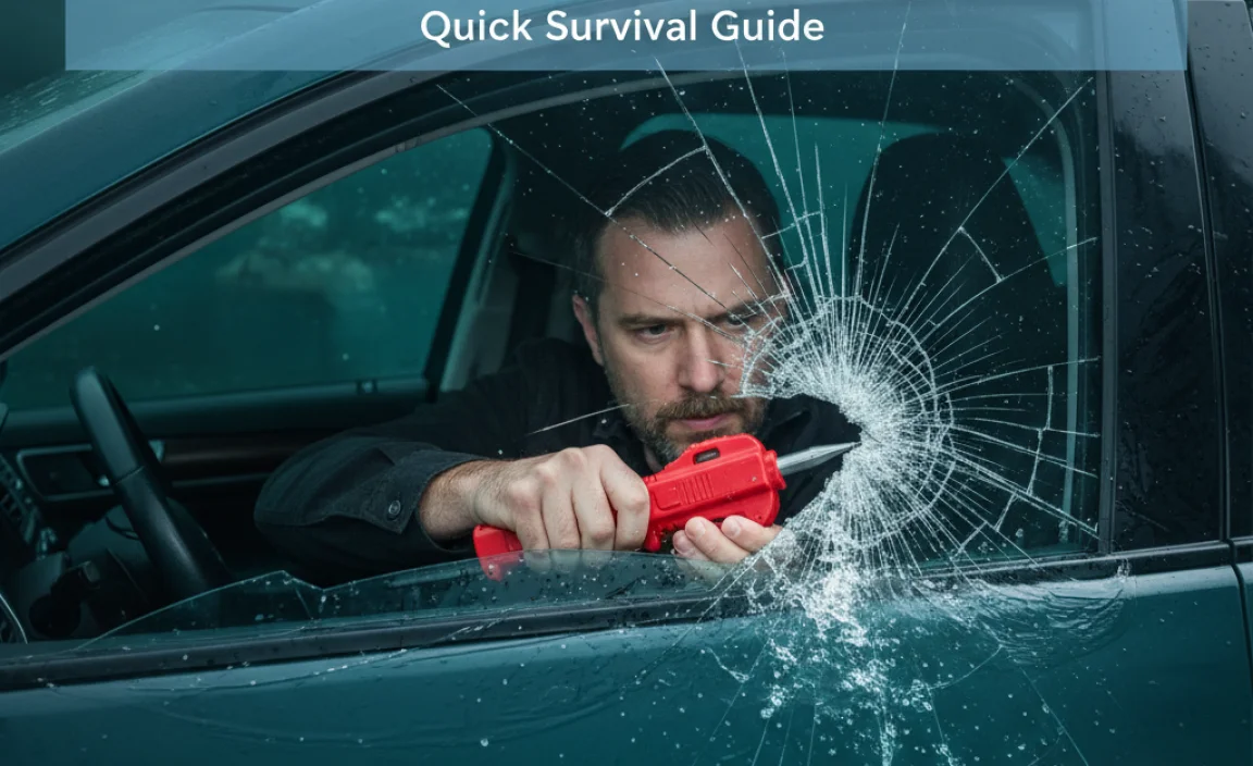 How To Break Window In Sinking Car: Life-Saving Tips