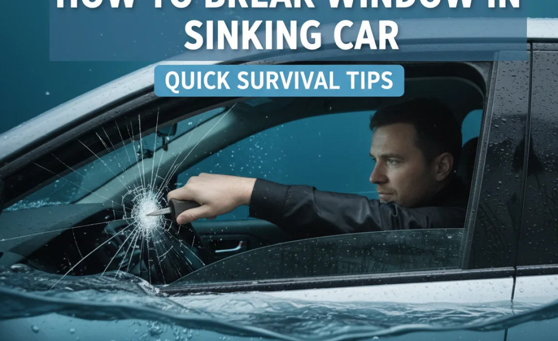 How To Break Window In Sinking Car: Quick Survival Tips