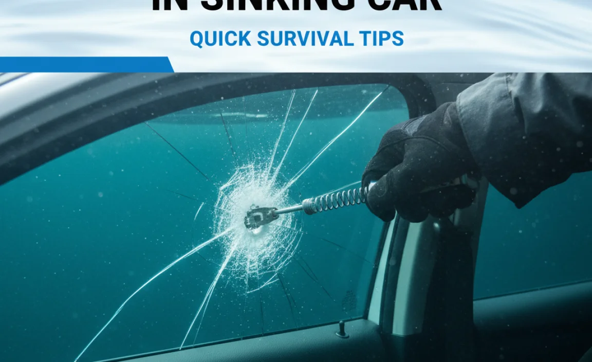 How to Break Window in Sinking Car