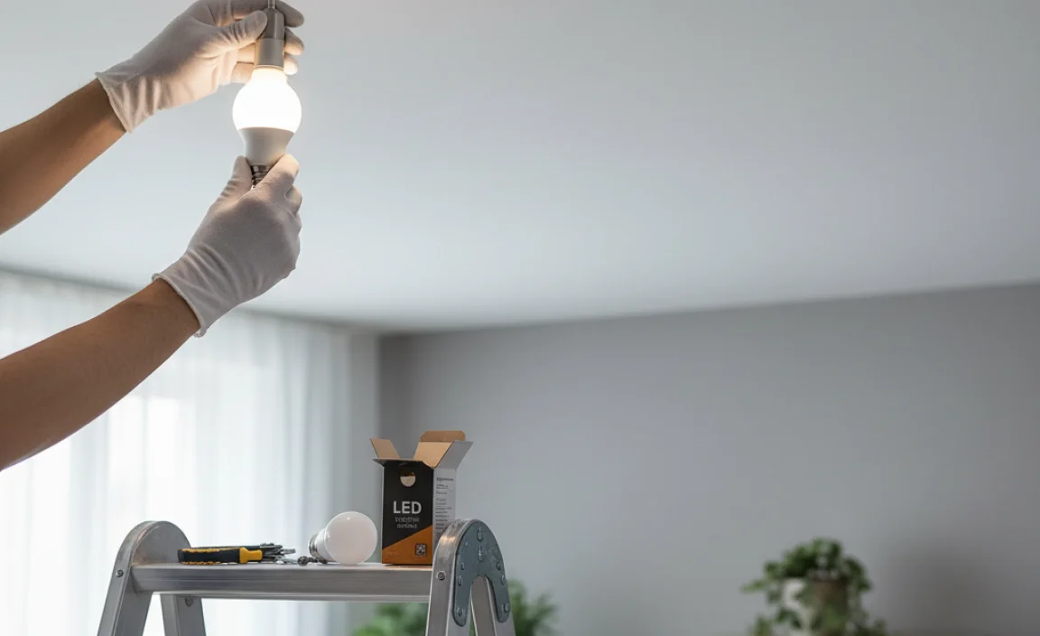 How to Change an LED Light Bulb