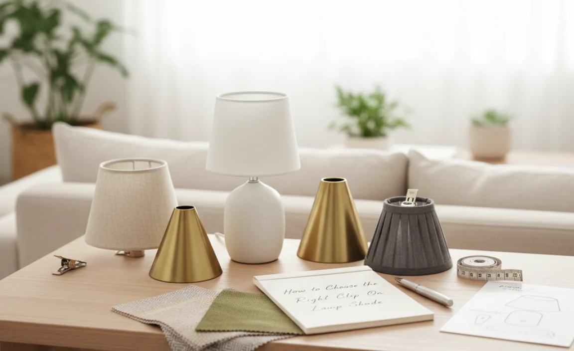 How to Choose the Right Clip On Lamp Shade