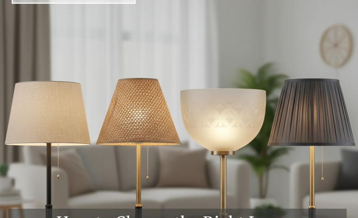 How to Choose the Right Lamp Shade for Your Torchiere