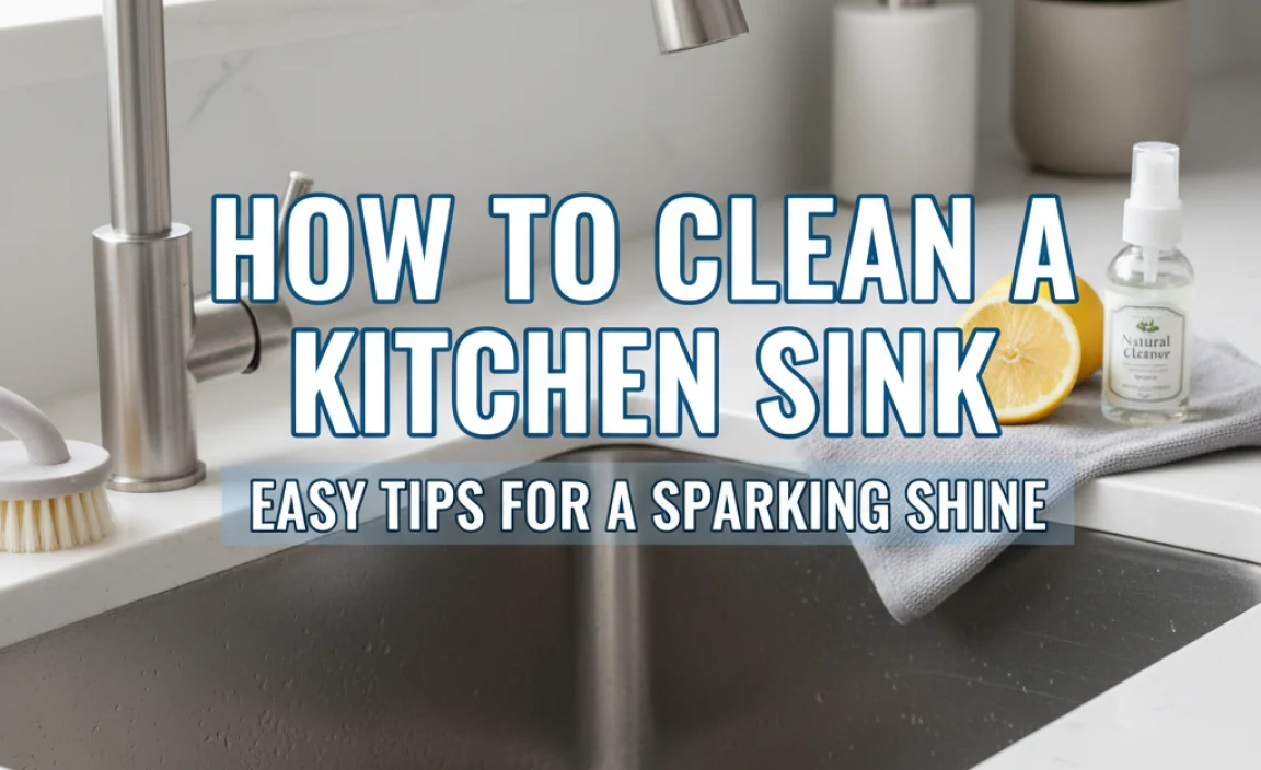How To Clean A Kitchen Sink: Easy Tips For A Sparkling Shine