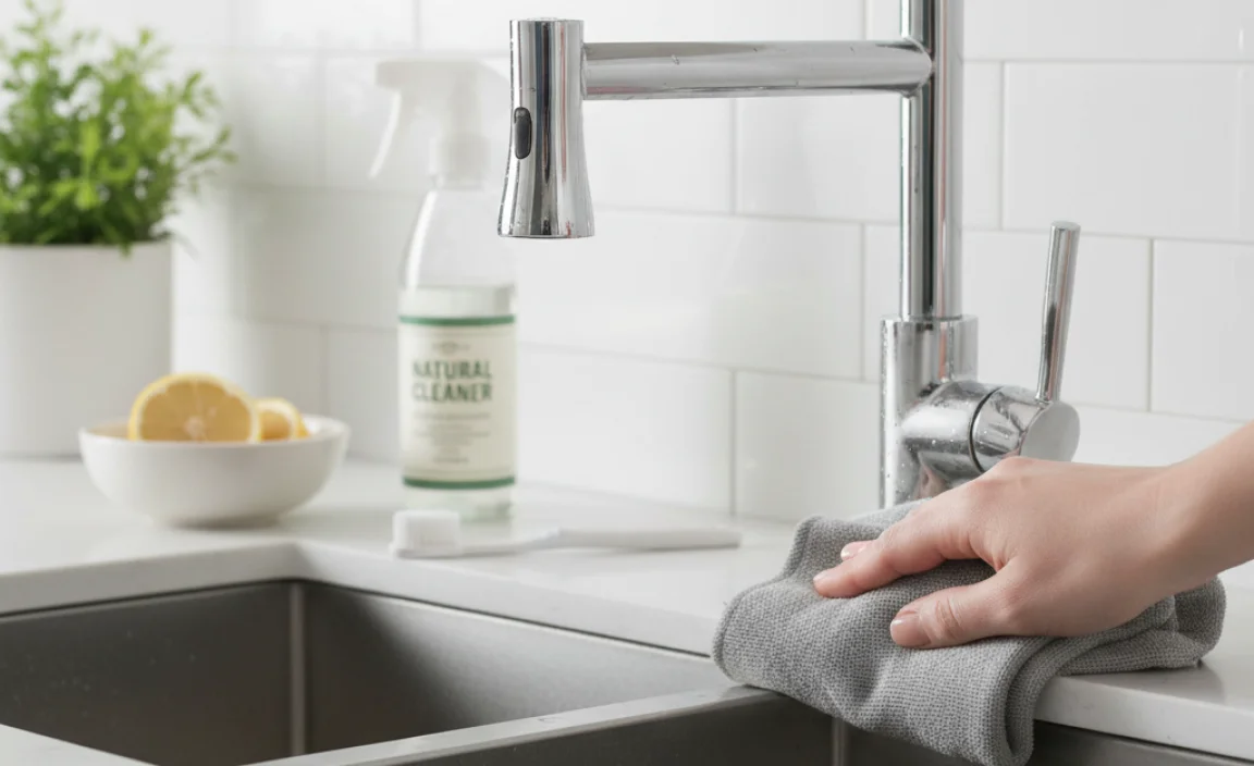 How to Clean a Moen Faucet