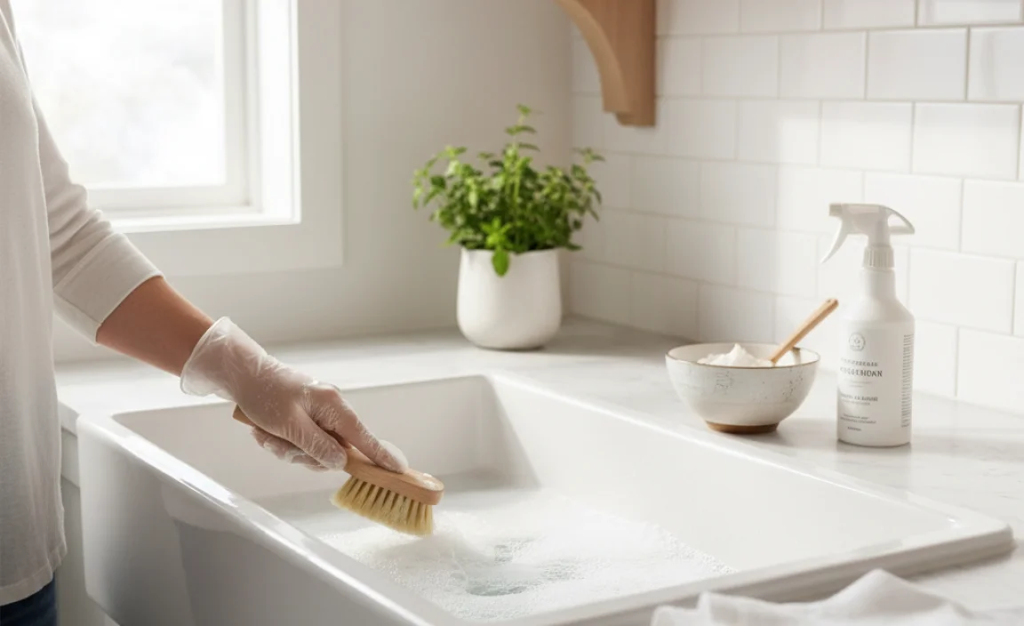 How to Clean a Porcelain Sink