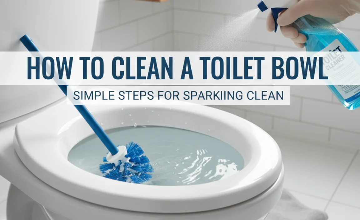How To Clean A Toilet Bowl: Simple Steps For Sparkling Clean