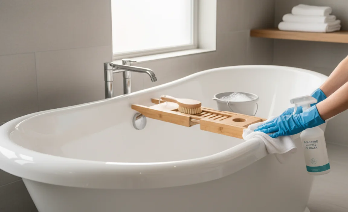 How To Clean Acrylic Bathtub: Tips And Tricks For Shine