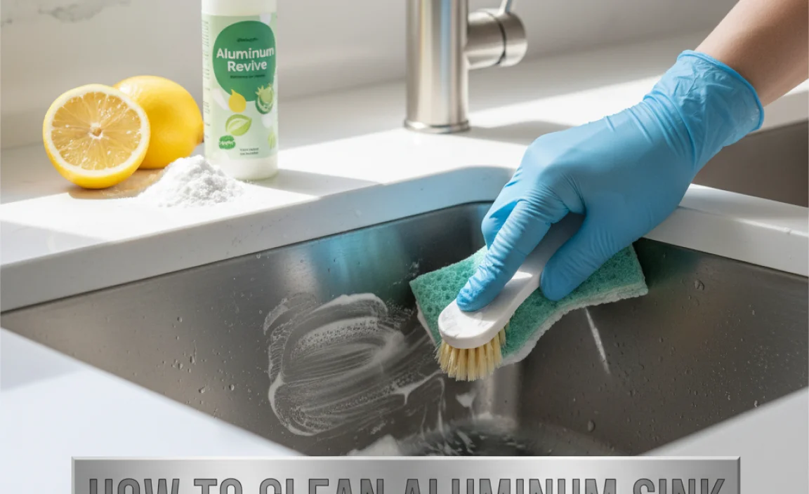 How to Clean Aluminum Sink