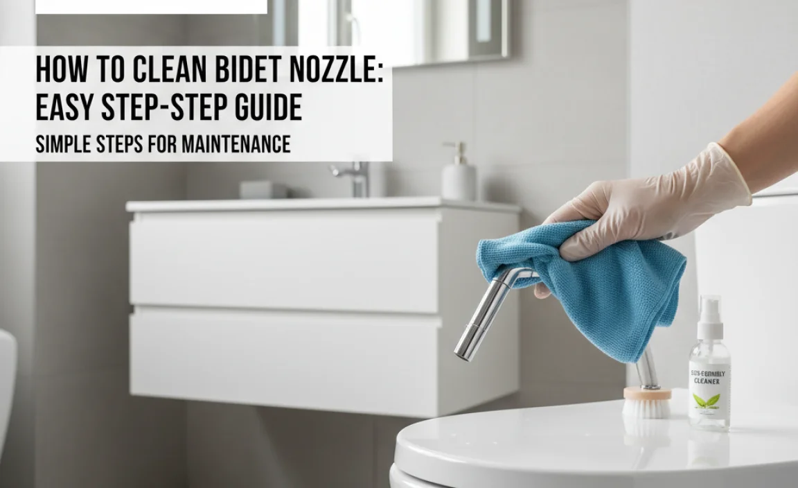How To Clean Bidet Nozzle: Simple Steps For Maintenance